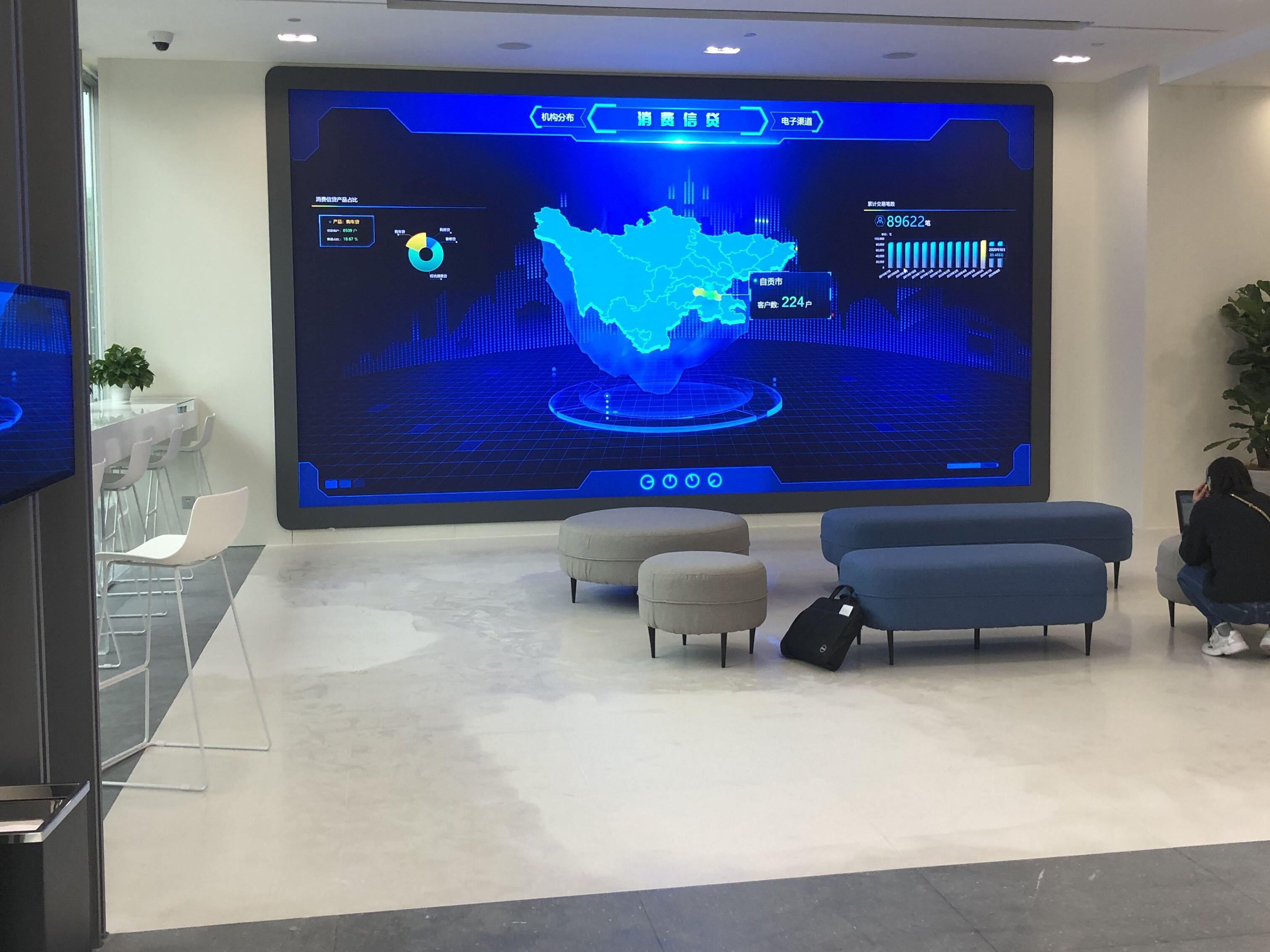 人工智能在銀行行業(yè)領域的場景應用。效果圖